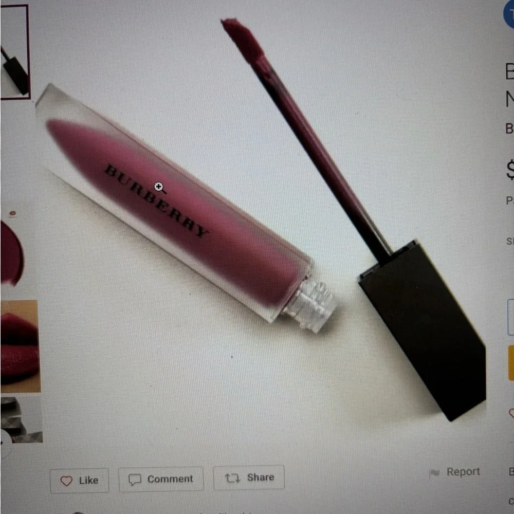 Rich Berry Burberry liquid lip Velvet NIB